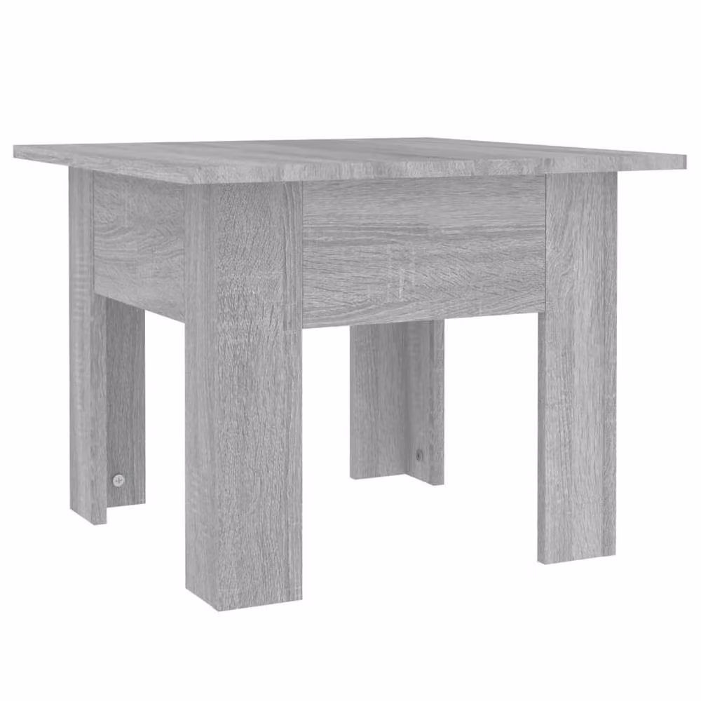Berkfield Home Modern Square Coffee Table in Grey Sonoma, W/D/H: 55 x 55 x 42 cm – 2