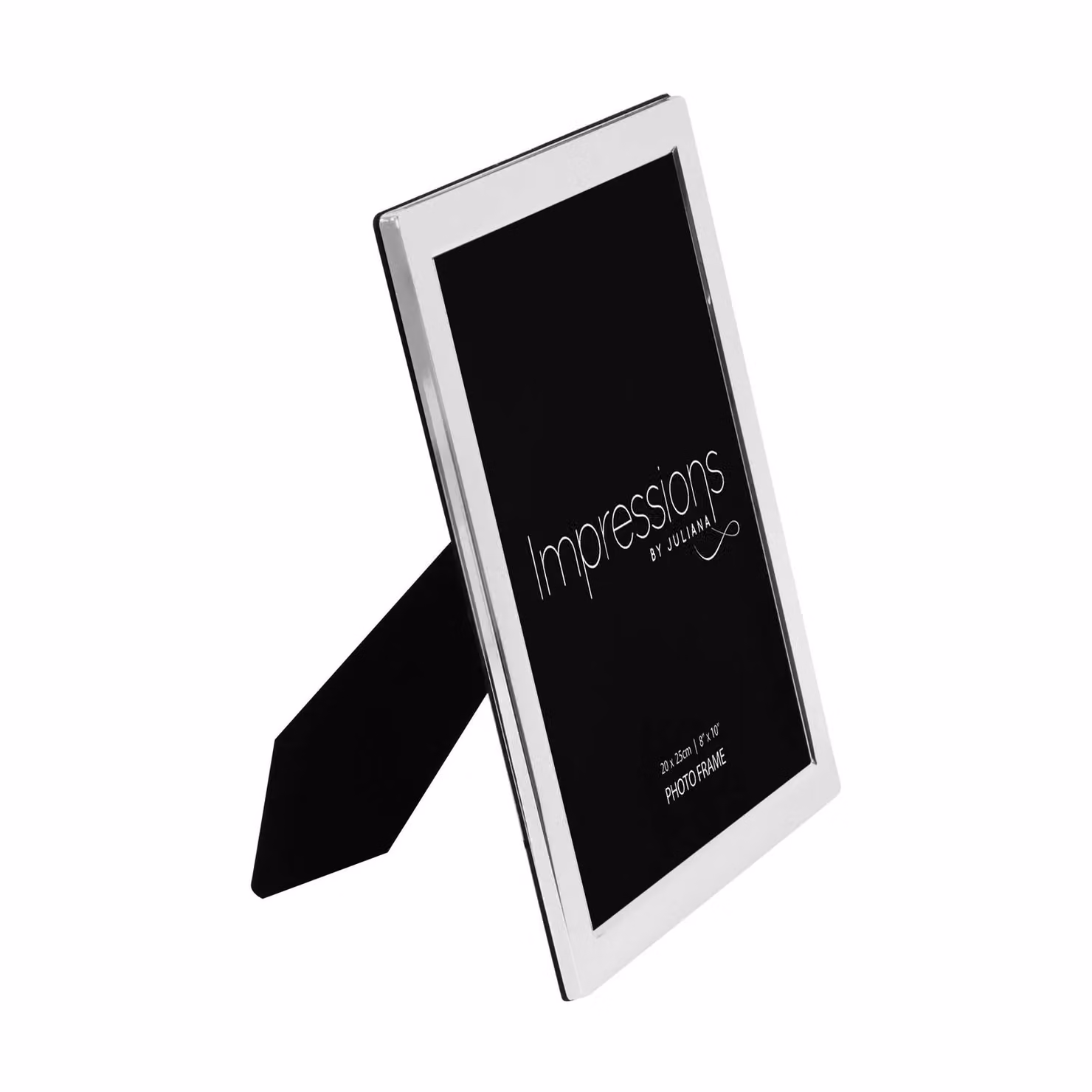 IMPRESSIONS Classic Silver Plated Rectangular Metal Photo Frame for Tabletop Use – 3