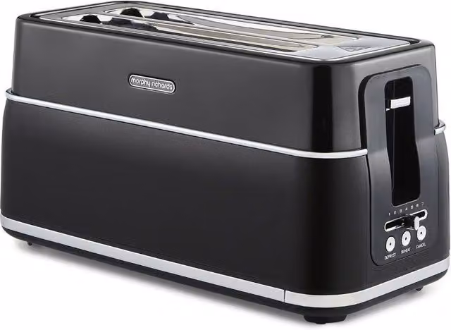 Morphy Richards Signature 4-Slice Toaster in Black – 1