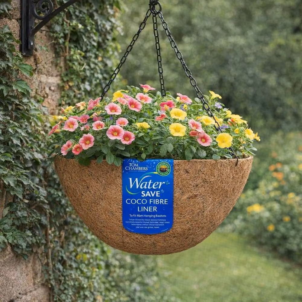 Tom Chambers Brown Coco Fibre Liner for 40cm Hanging Baskets – 2