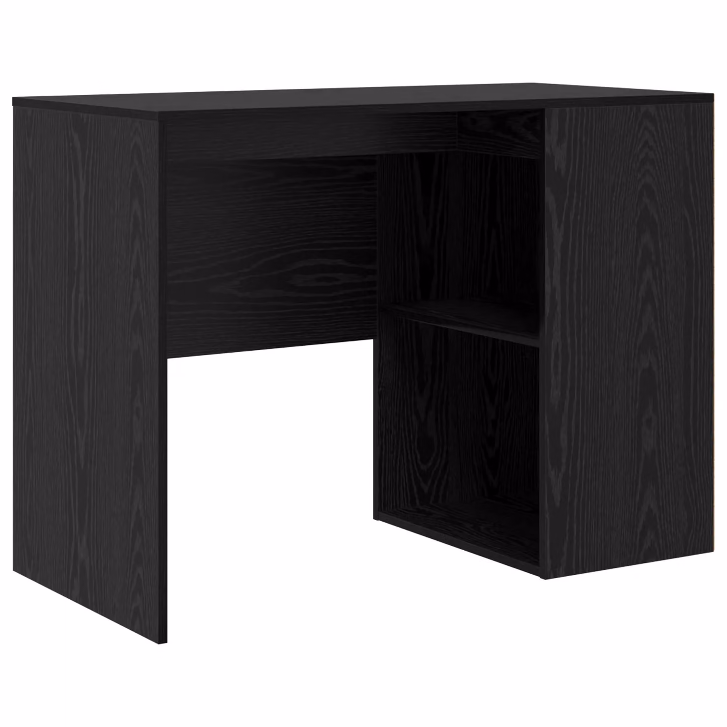 Berkfield Home Modern Compact Writing Desk in Black Oak Engineered Wood – 2