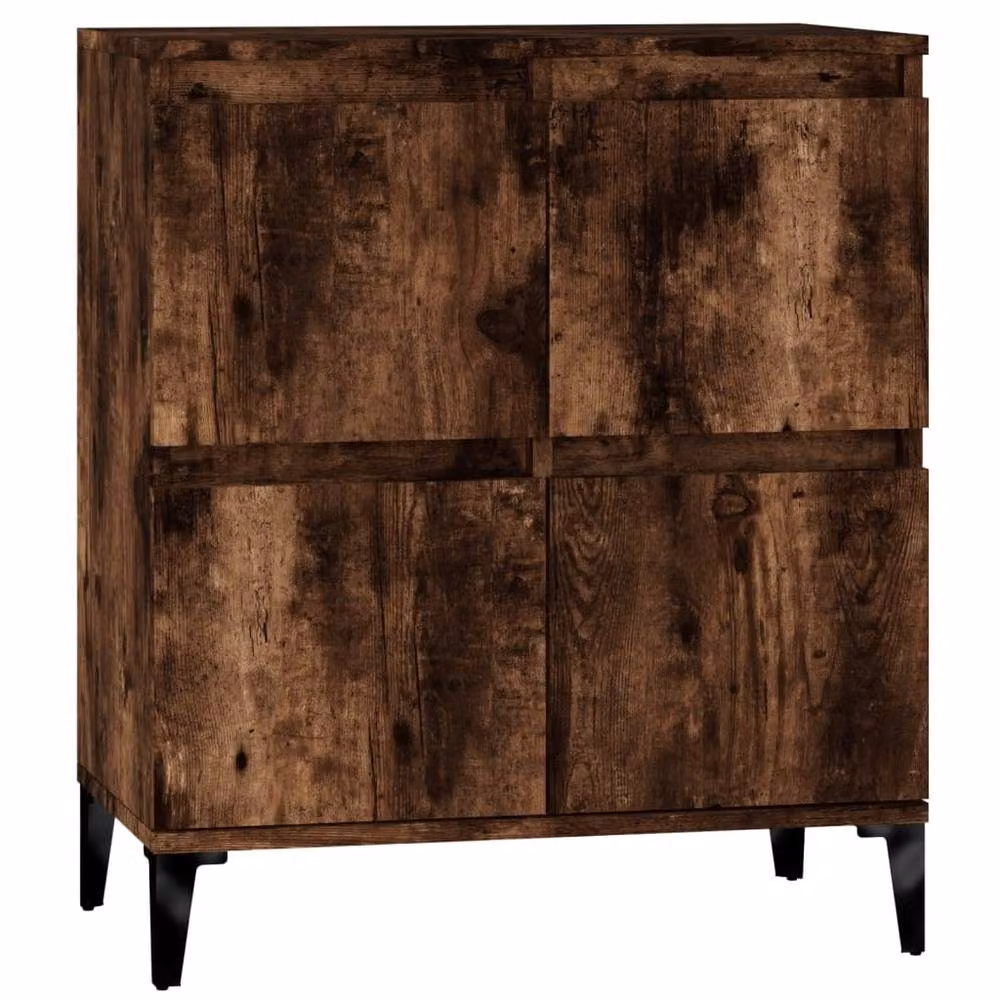 Berkfield Home Smoked Oak Sideboard in Brown, W/D/H: 60 x 35 x 70 cm – 2