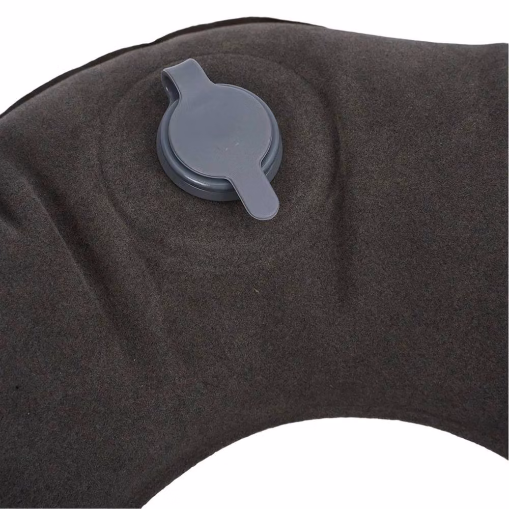 SPETLEK Grey Blow Up Contoured Coccyx Cushion for Hemorrhoid and Seat Pain Relief – 4