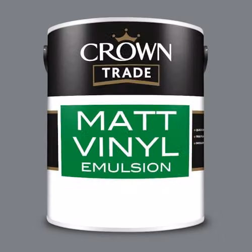 Crown Trade City Break Matt Vinyl Dispersion Paint, Multicolour, 5 l – 2