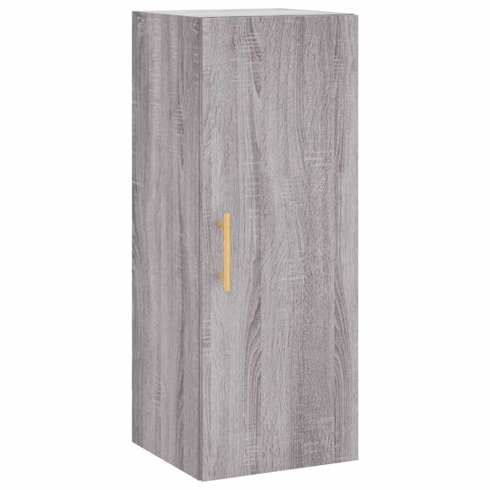 Berkfield Home Wall Mounted Cabinet in Grey Sonoma, W/D/H: 34.5 x 34 x 90 cm – 2