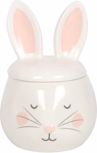 Something Different Bunny Face Ceramic Oil Burner in White
