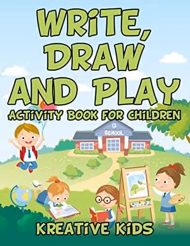 Kreative Kids Write, Draw and Play Multicolour Childrens Activity Book Paperback