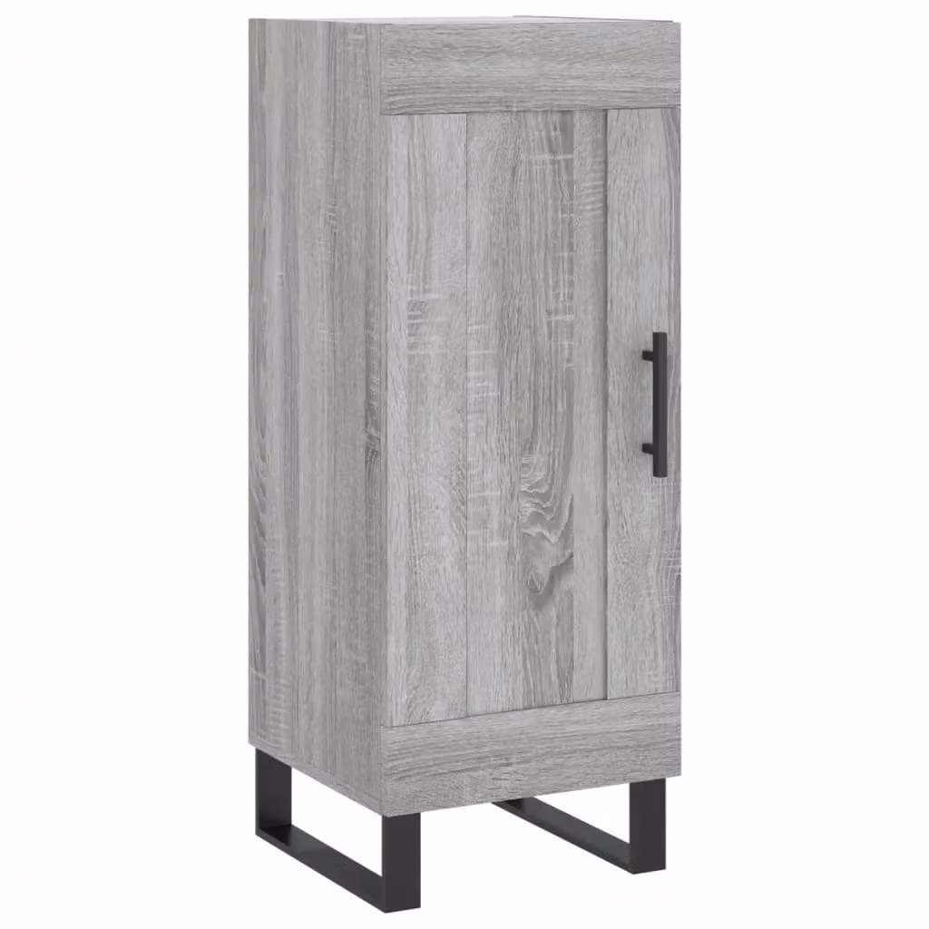 Berkfield Home Grey Sonoma Sideboard in Engineered Wood W/D/H: 34.5 x 34.5 x 90 cm – 2