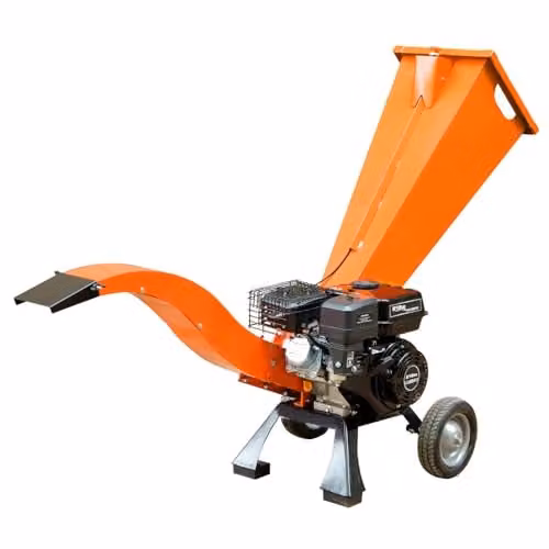 Ark Mat 7HP Petrol Wood Chipper with 212cc Engine in Orange
