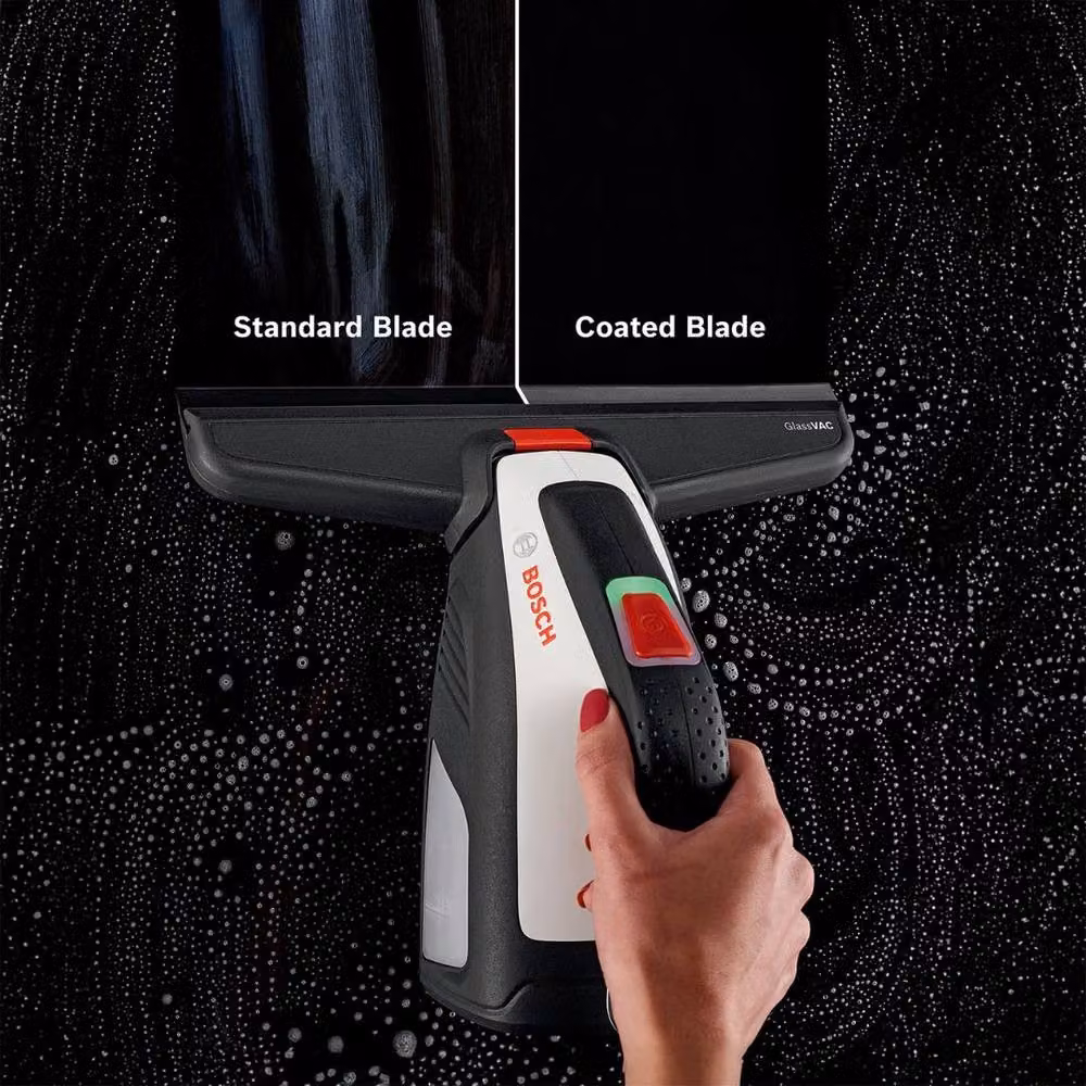 Bosch GlassVAC Cordless Rechargeable Window Vacuum Cleaner in Black – 3