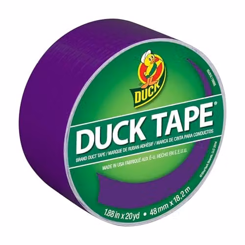 Sellotape Duck Tape Cloth Duct Tape, Purple, W: 48 mm, L: 18.2 m