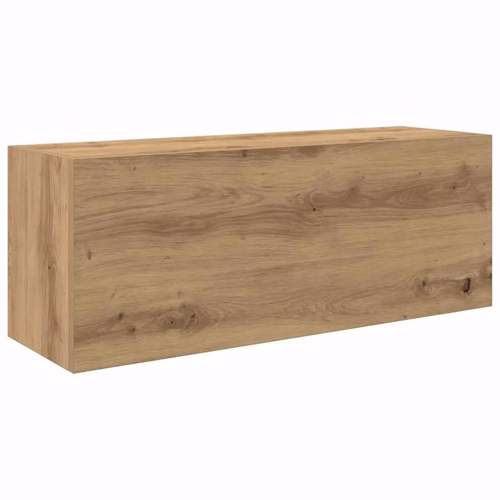 Berkfield Home Artisan Oak Wall Cabinet, Brown, W/D/H: 80 x 25 x 30 cm – 2