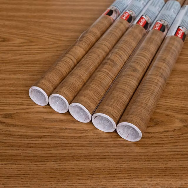 dc fix Oak Light Self Adhesive Vinyl Wrap for Kitchen Doors and Worktops, Brown, W: 67.5 cm, L: 2 m