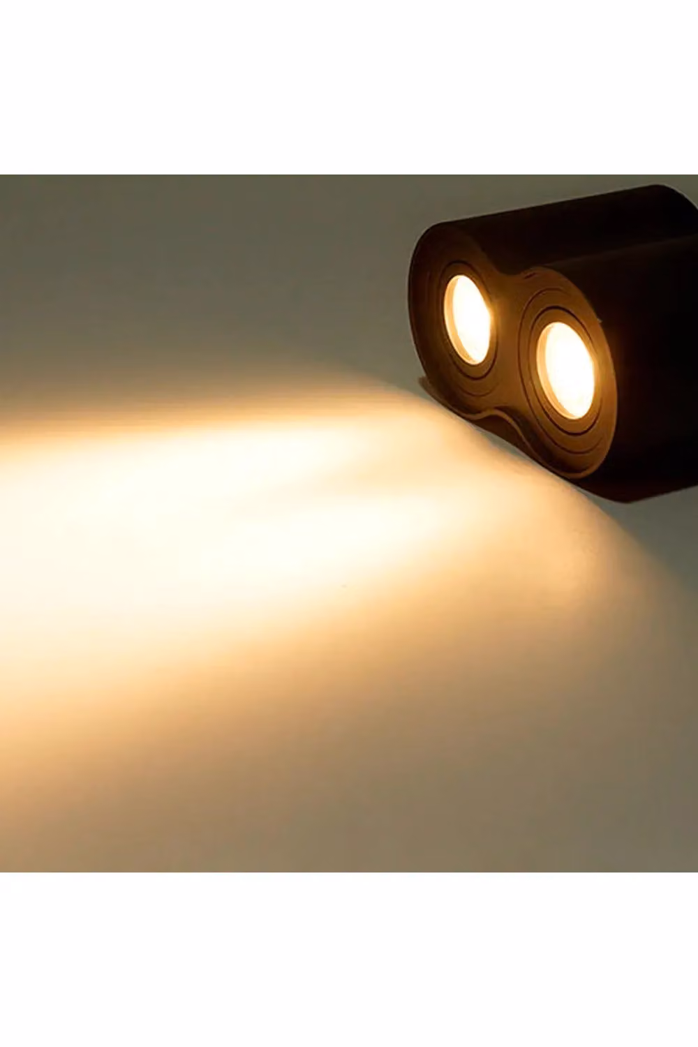CGC Lighting Modern Black Cylinder Surface Mount Ceiling Spotlight, Adjustable GU10 Downlight – 7