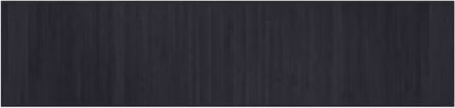 Berkfield Home Rectangular Bamboo Rug in Black, W/D: 70 x 300 cm – 1