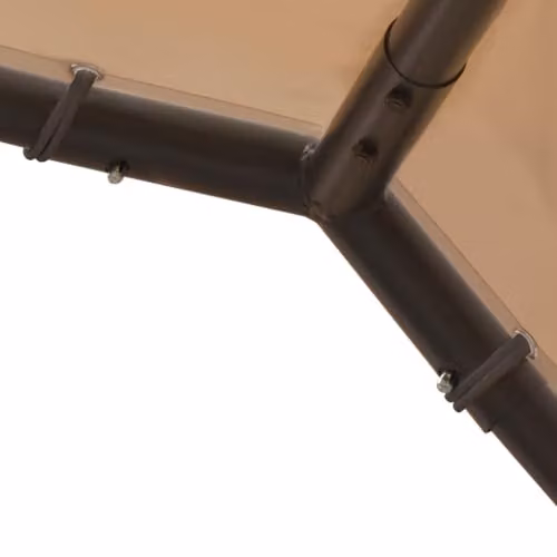 vidaXL Canopy Tent in Beige, Steel and Polyester, W/D/H: 300 x 300 x 250 cm – 3