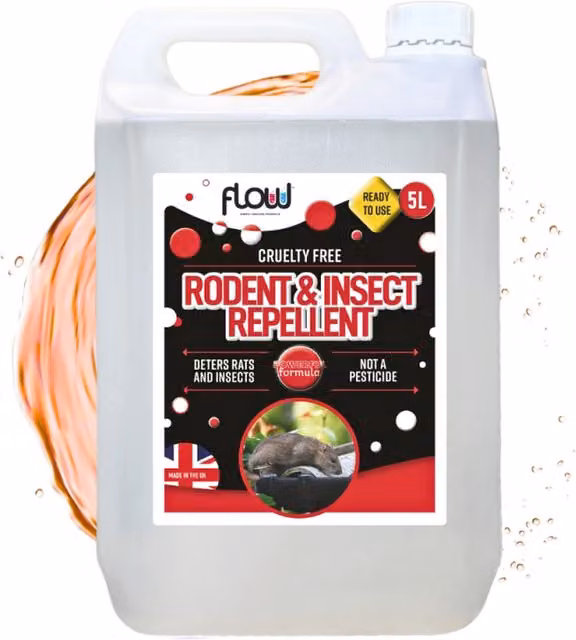 Flow Rat and Rodent Repellent, 5 l, Clear