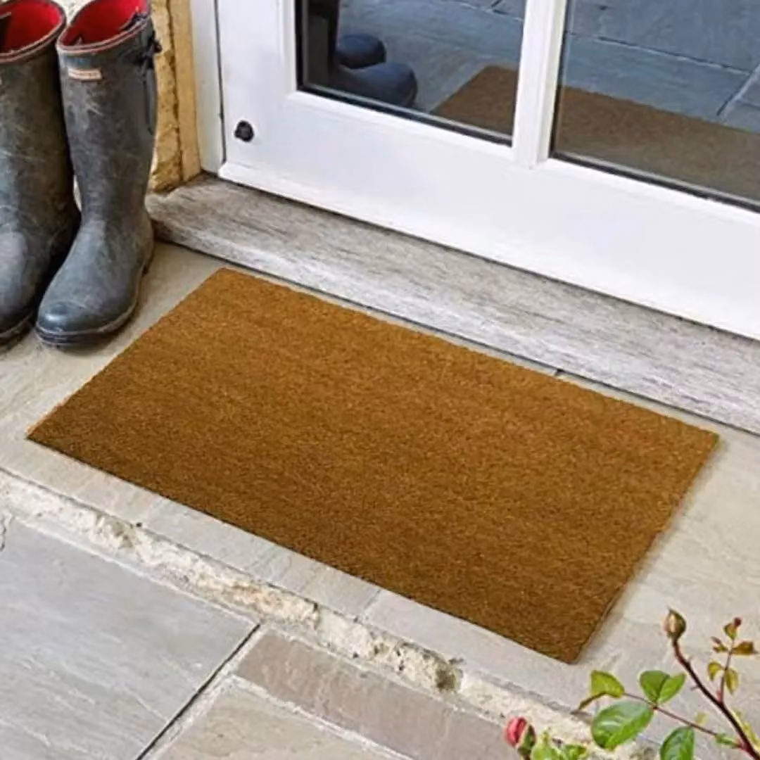 Marco Paul Heavy Duty Coir Door Mat in Beige, Rectangular, W/D/H: 75 x 45 x 1 cm – 2
