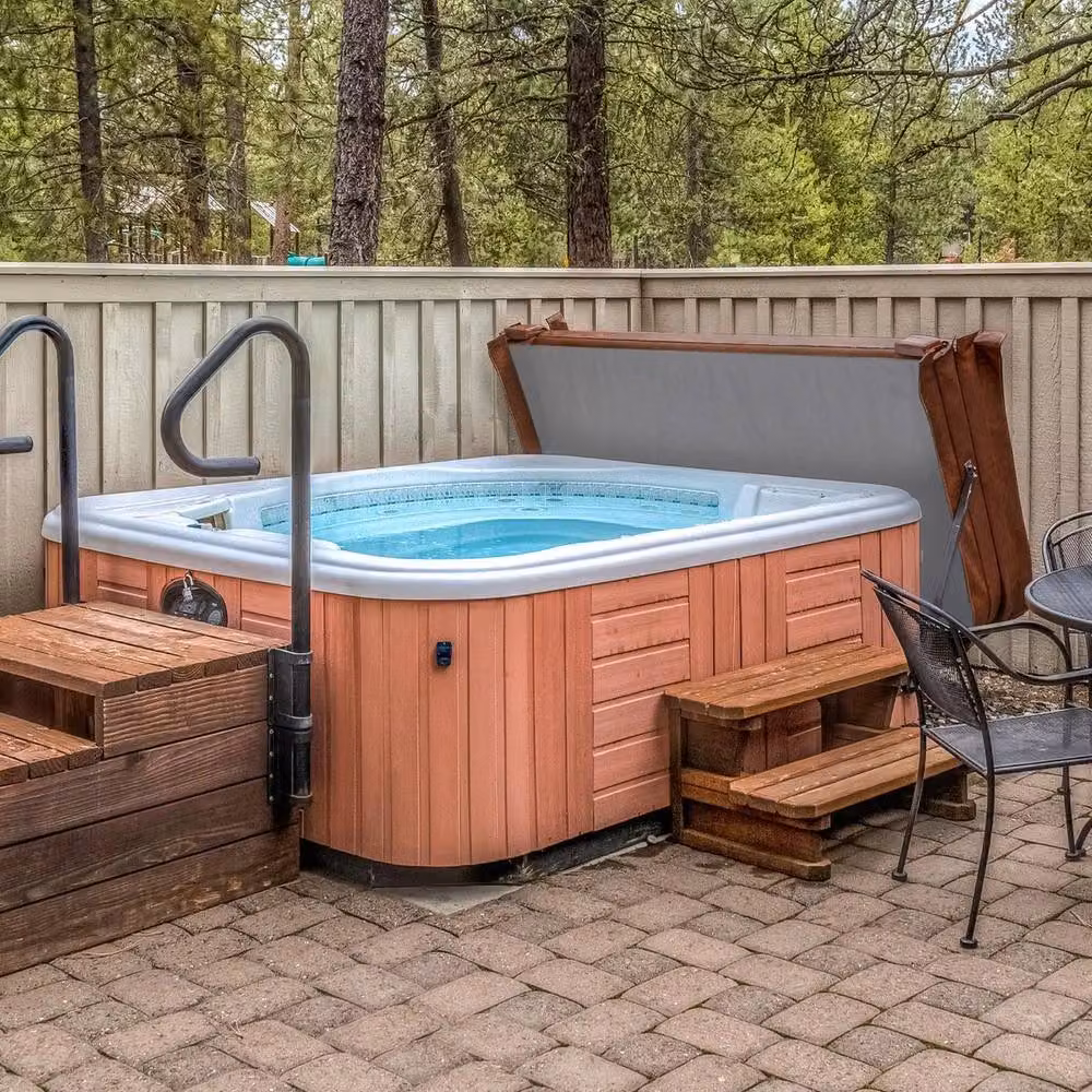 Monstershop Thermal Hot Tub Spa Cover, Brown in Terracotta, Diameter: 220 cm – 3