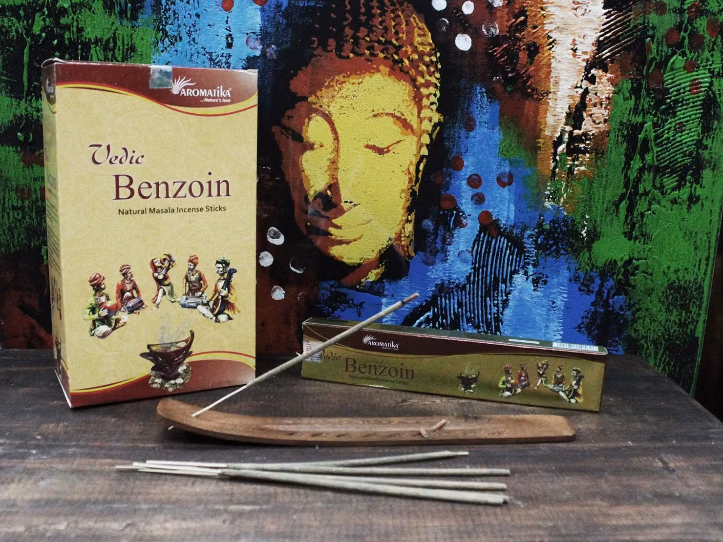 Aromatika KDMD Vedic Benzoin Incense Sticks in Yellow – 2