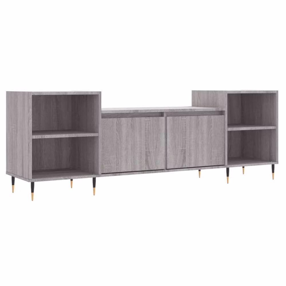 Berkfield Home Modern Grey Sonoma TV Cabinet W/D/H: 160 x 35 x 55 cm – 3