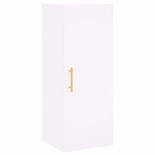 vidaXL Wall Mounted Cabinet White W/D/H: 34.5 x 34 x 90 cm