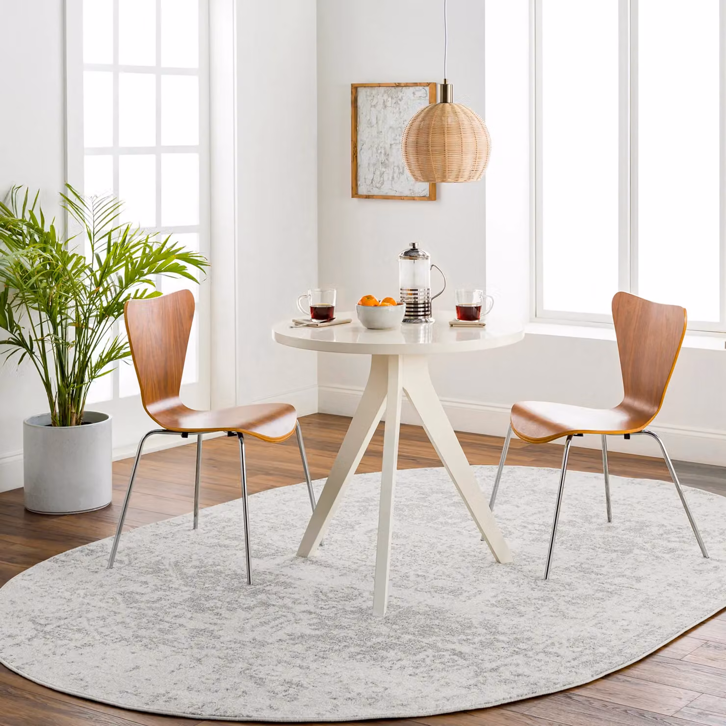 Livabliss Vintage Boho Grey Rectangular Living Room Rug, W/D/H: 80 x 150 x 0.65 cm – 7