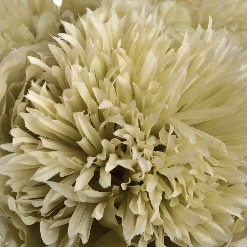 Lemon Pavilion Green Peony Artificial Flower in Textile and Plastic, W15 x D15 x H43 cm – 3