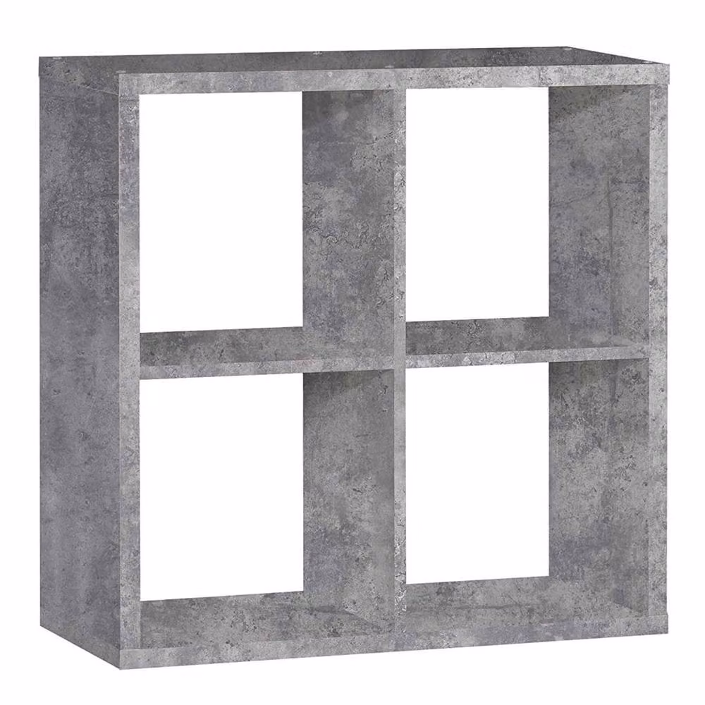 Wyld Haus Driftstone 4 Cube Grey Wood Storage Unit W/D/H: 72.8 x 32.9 x 32.9 cm – 2