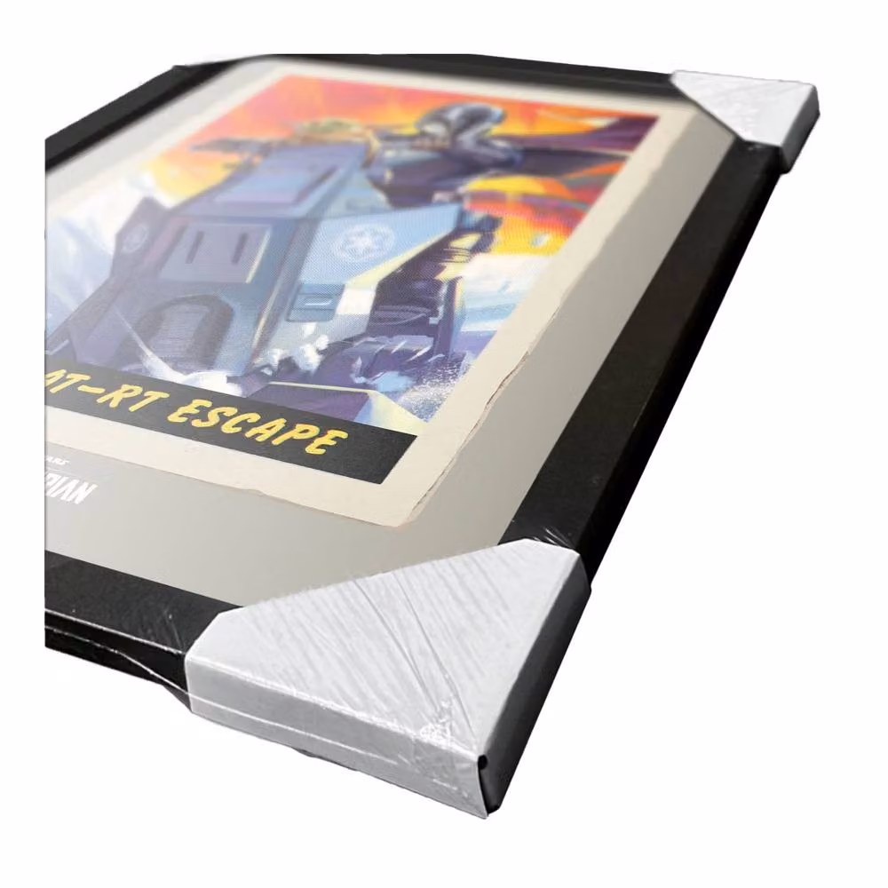 Star Wars AT-RT Escape Multicolour Framed Paper Poster – 2