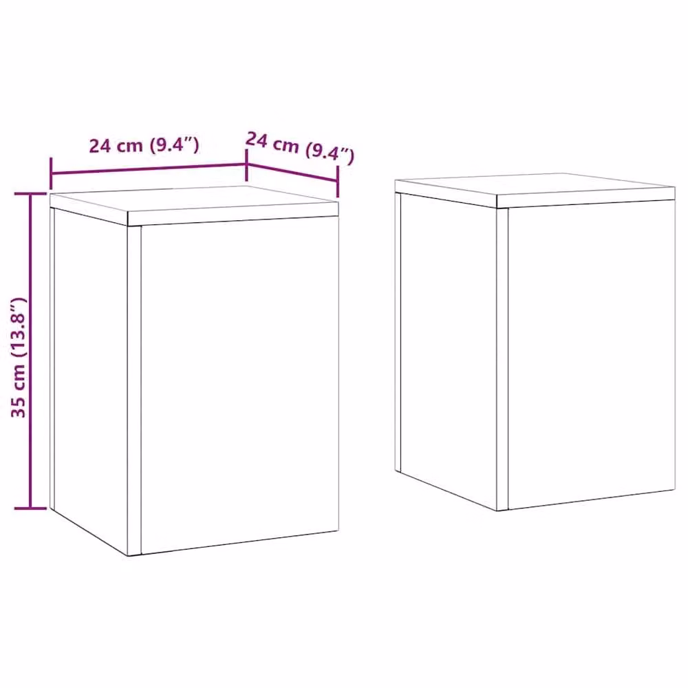 Berkfield Home Outdoor Plant Stand Pillar Set of 2 in Matt Olive Green Steel, W/D/H: 24 x 24 x 35 cm – 5