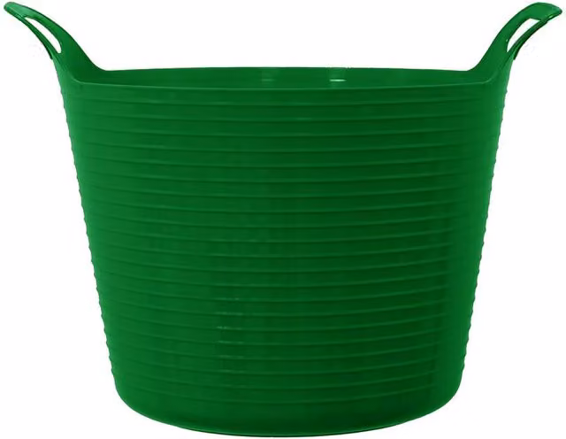 Simpa Green Durable Plastic Multipurpose Flexi Tub 42L