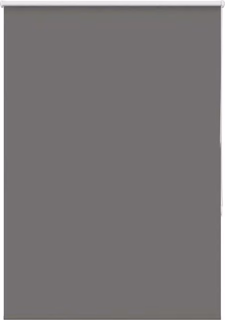 Berkfield Home Grey Blackout Roller Blind, Thermal Insulating Polyester, W: 100 cm, H: 175 cm – 1