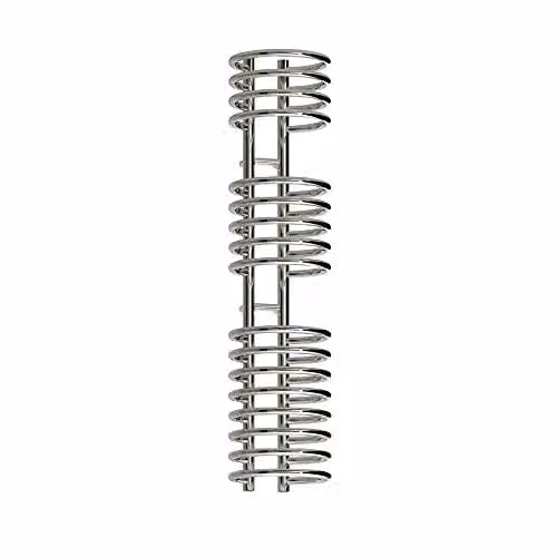 Bathroom Kingdom Claro Chrome Heated Towel Rail, Silver, W: 30 cm, H: 160 cm – 1