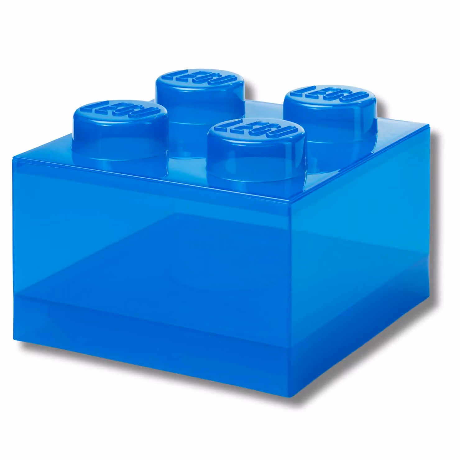 LEGO Stackable 4 Brick Storage Boxes in Blue – 2