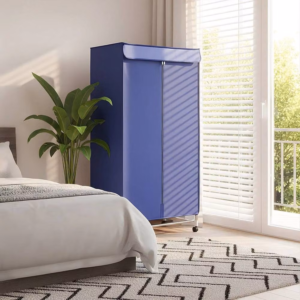 EONLION Electric Heated Clothes Dryer in Blue – 3