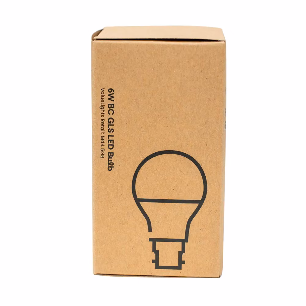 ValueLights Pack of 2 6W B22 Cool White LED Bulbs – 2