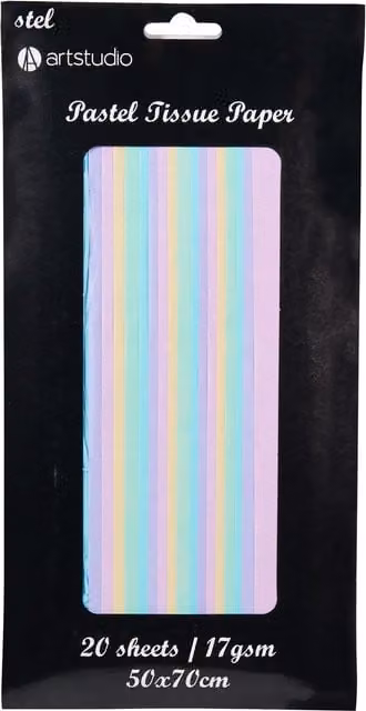 Art Studio Multicolour Pastel Tissue Paper for Children