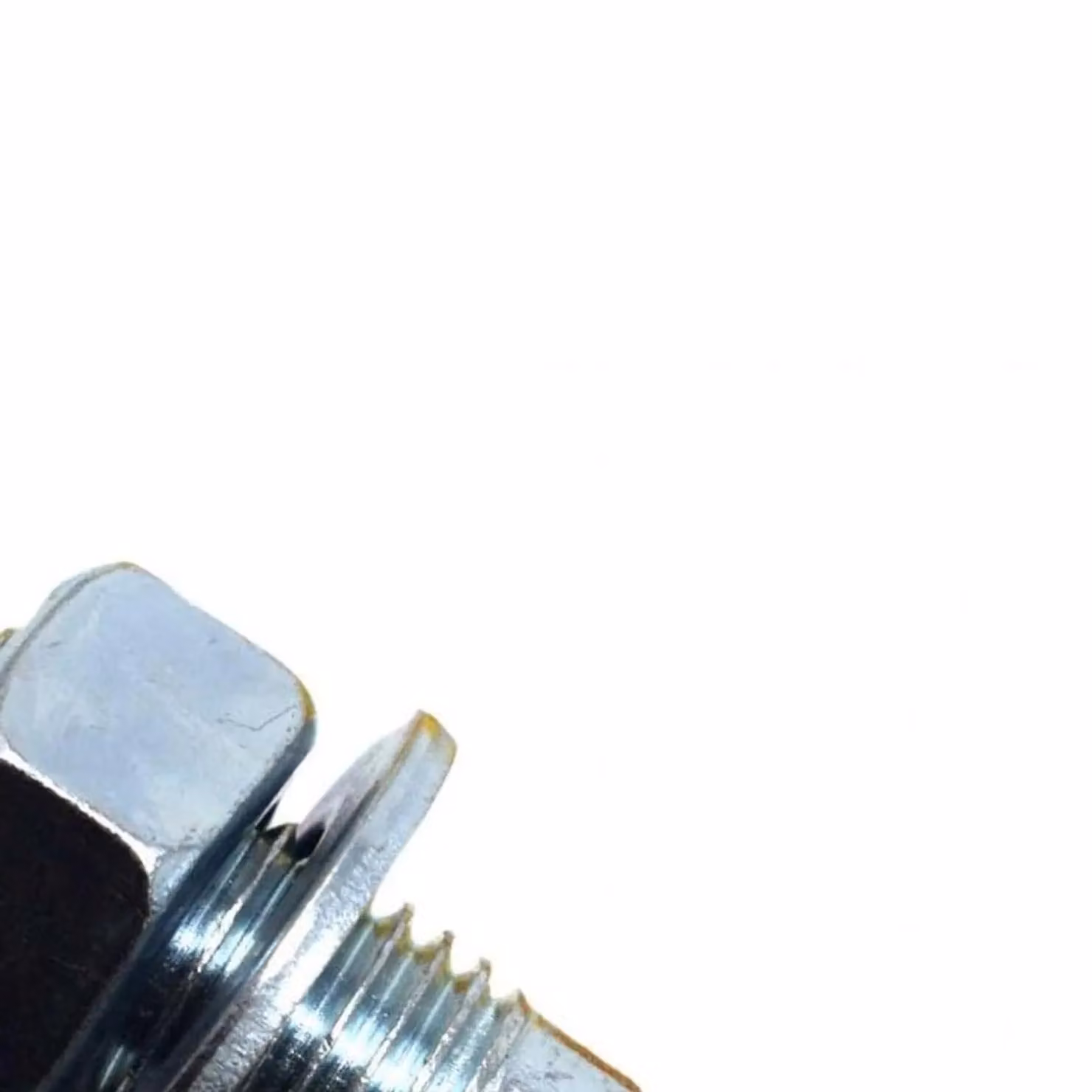 Masonmate Galvanised Steel Hex Through Bolt in Metallic Silver – 2