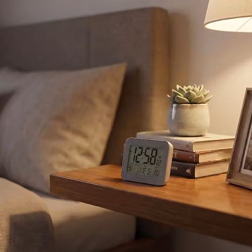 Acctim Otto Superbrite Digital Bedside Alarm Clock in London Sky Blue and Grey – 2
