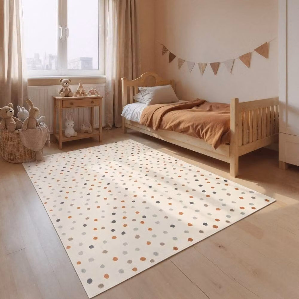 THE RUGS Adventures Kids Konfetti Rug in Cream and Multicolour, W: 120 cm, L: 170 cm – 3