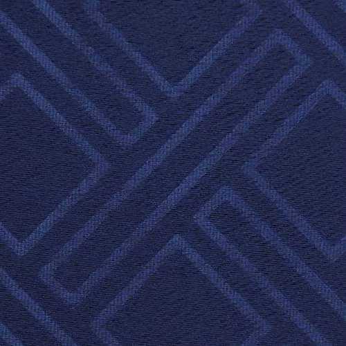 Alan Symonds Diamond Blackout Eyelet Curtains, Blue, W: 228.6 cm, H: 182.88 cm – 3