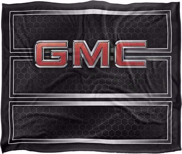 GMC White Front Grill Silky Touch Super Soft Fleece Throw Blanket W/D/H: 152 x 127 cm – 6