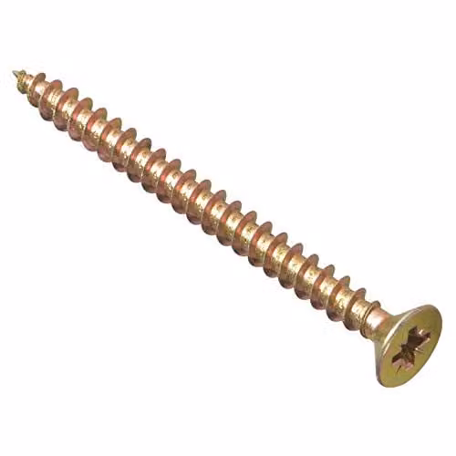 Forgefix Multi-Purpose Pozidriv Chipboard Screws, Zinc, 6.0 x 60 mm, Box of 100