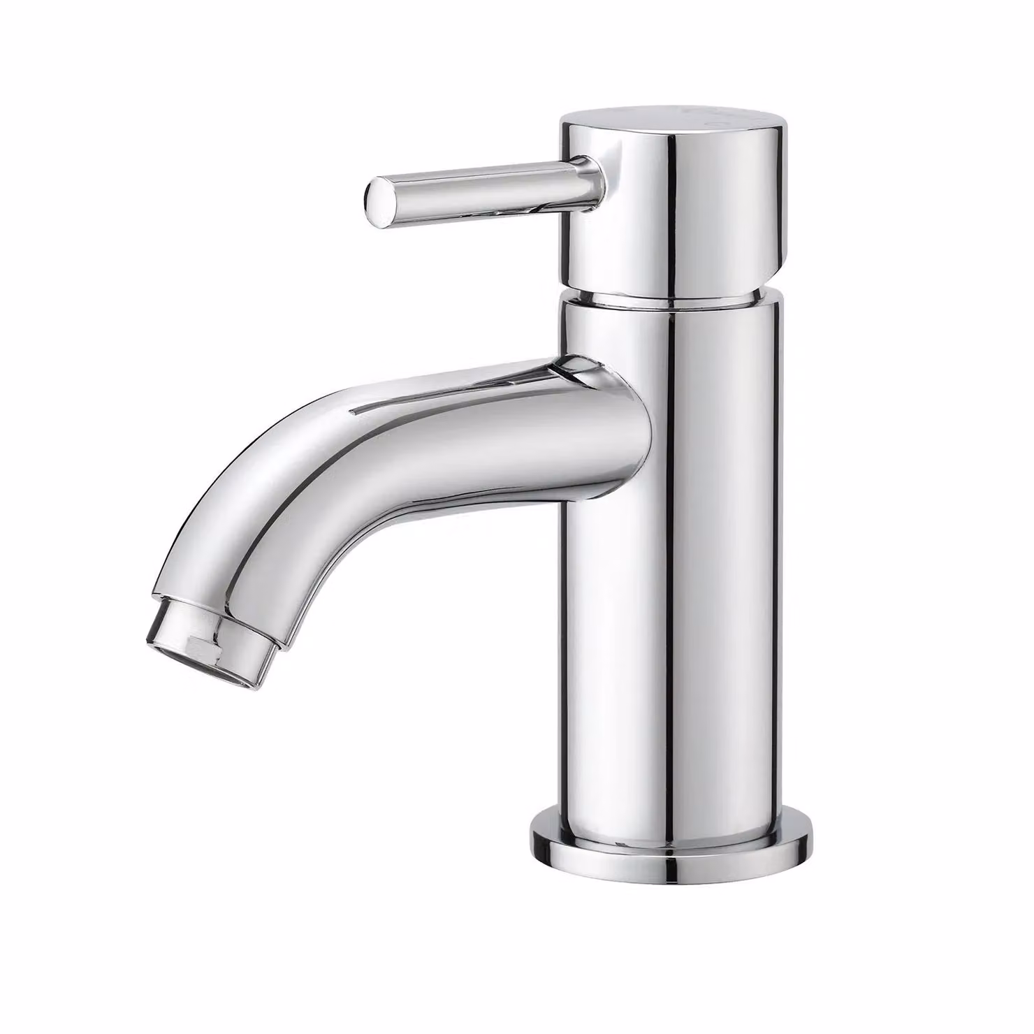 BATHWEST Single Lever Chrome Brass Bathroom Basin Mixer Tap in Silver – 2