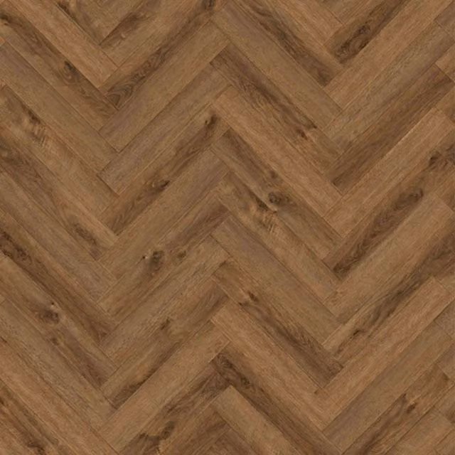 AlvHer Wood Effect Herringbone Luxury Vinyl Tile Glue Down LVT, 2.5mm, Beige