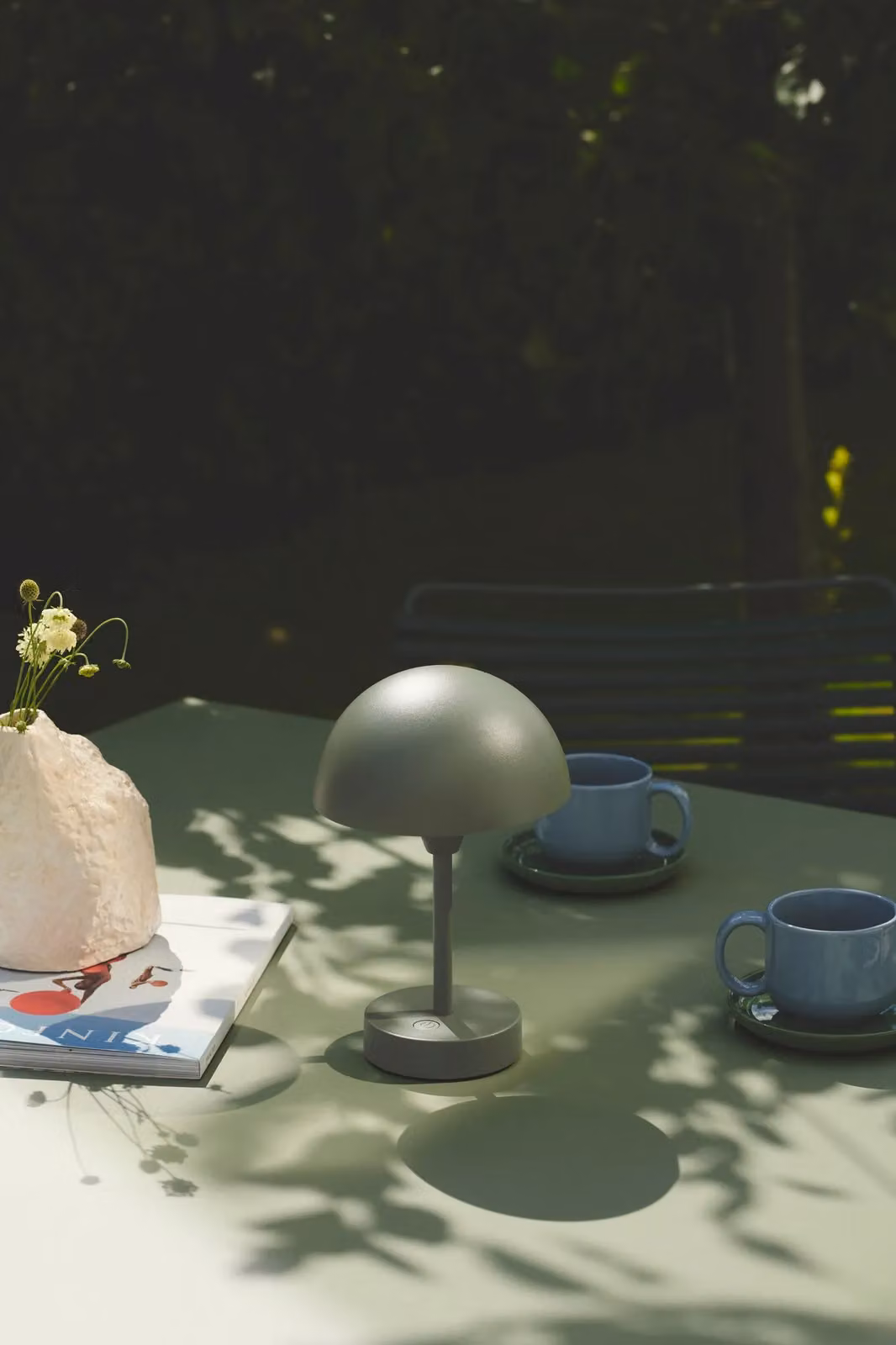 Nordlux Ellen Rechargeable LED Outdoor Portable Table Lamp, Green, IP44 – 4
