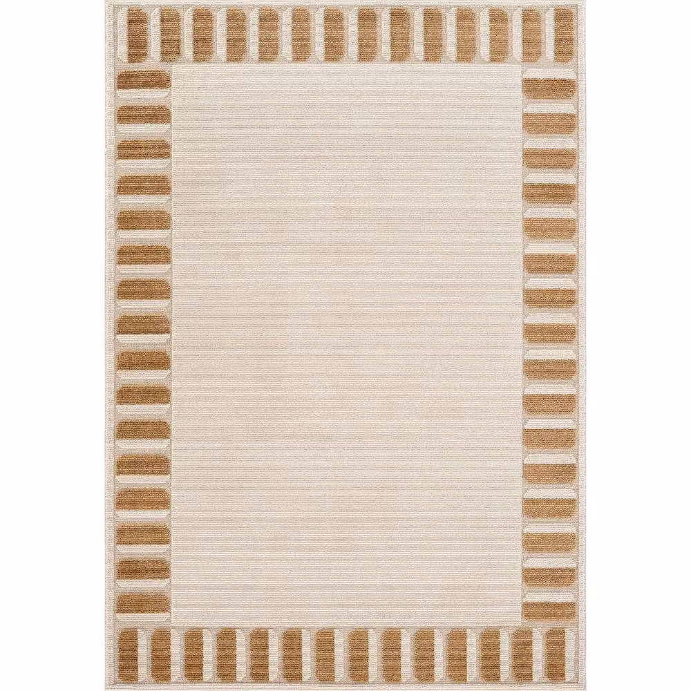 Livabliss Fifth Avenue Deco Border Rug in Beige, W/D: 153 x 220 cm – 2