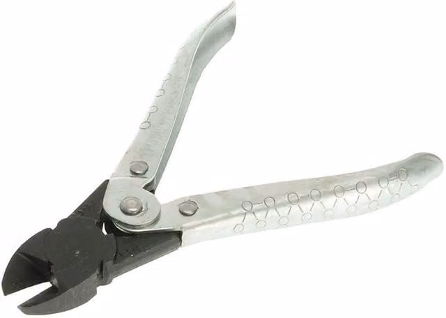 Maun Silver Steel Diagonal Cutting Nipper Side Cutter 140 mm