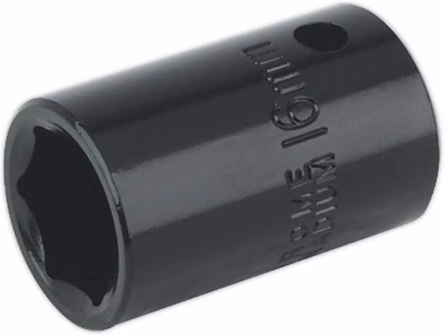Loops 16mm Forged Impact Socket 1/2 Inch Square Drive Chrome Vanadium Wrench Socket